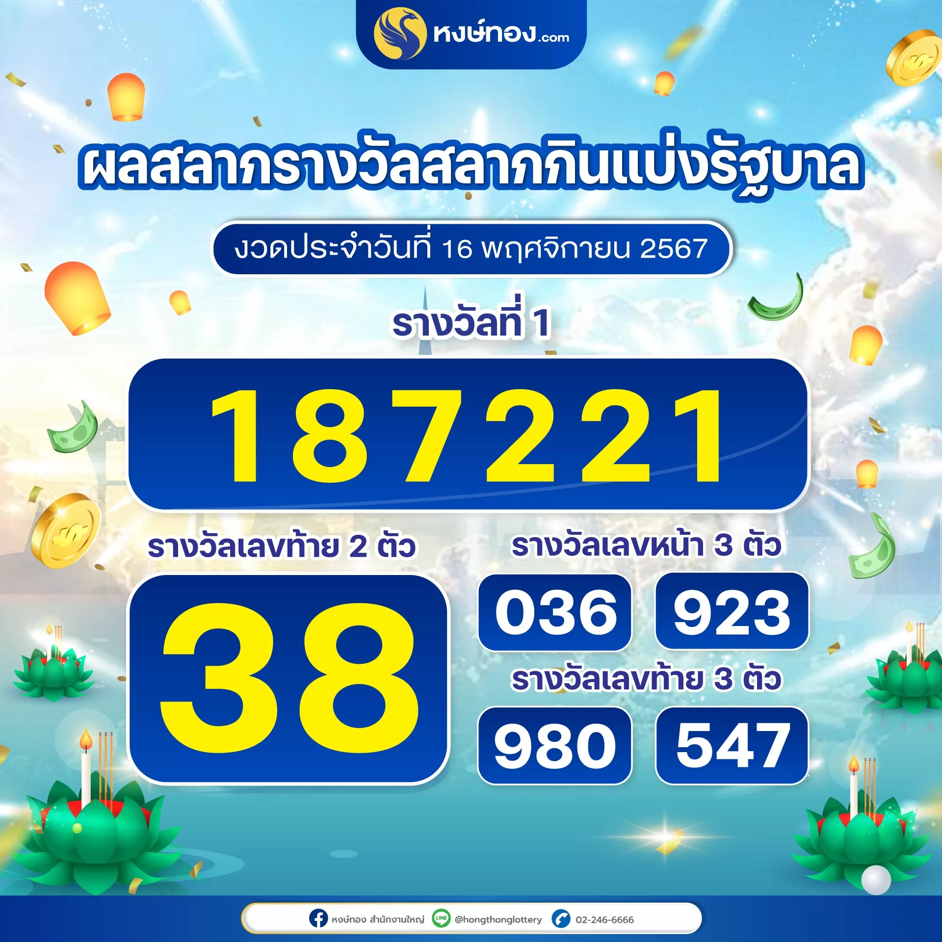 ผลสลากกินแบ่งรัฐบาล_ประจำงวดวันที่_16_พฤศจิกายน_2567