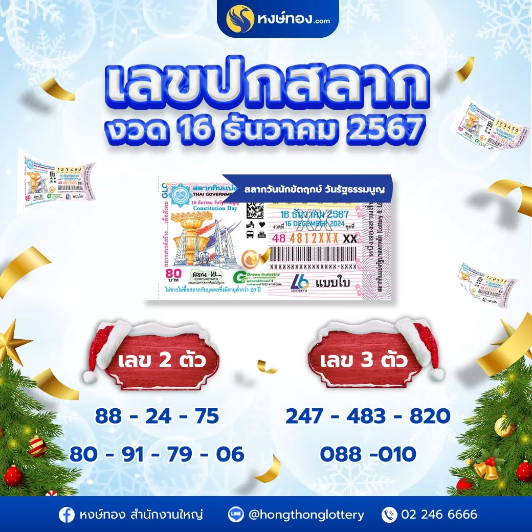 เลขเด็ด_ปกสลากสัญจร_งวด_16_ธันวาคม_2567