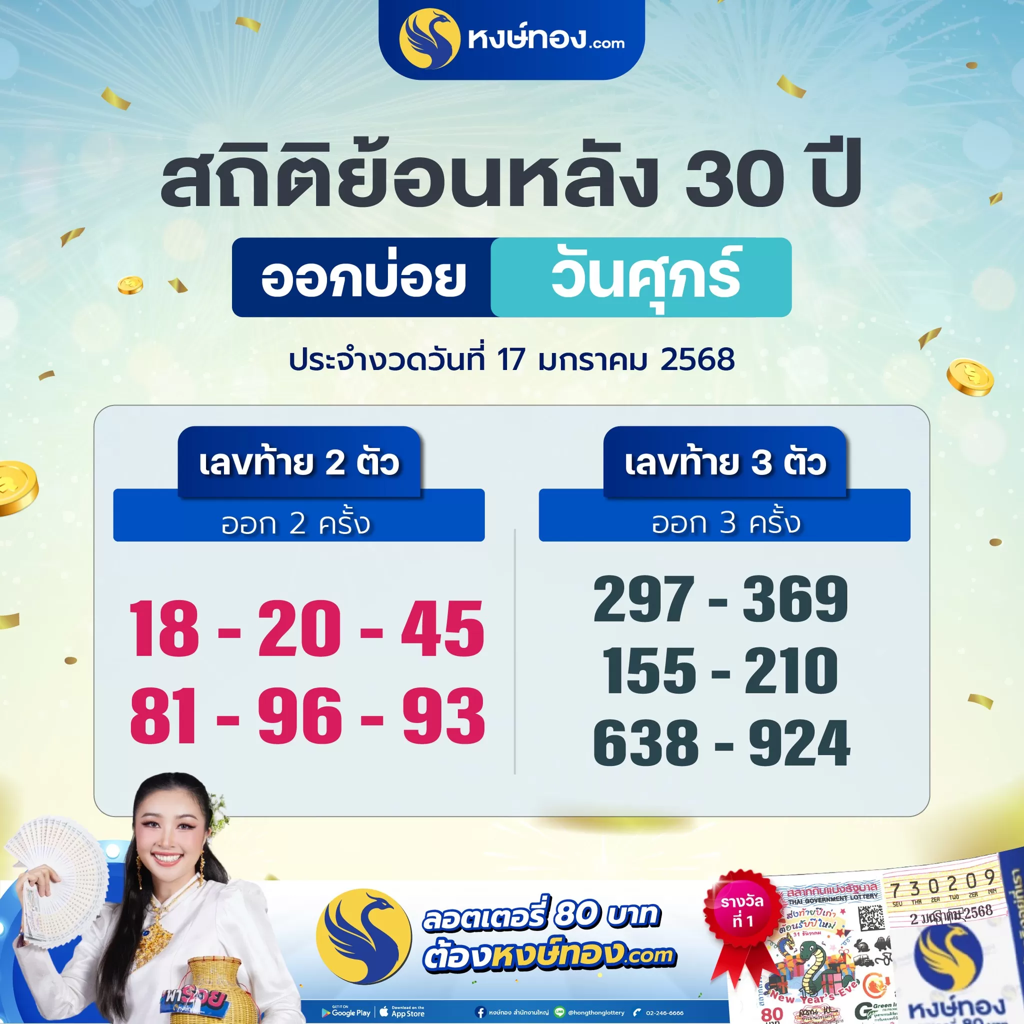 สถิติย้อนหลัง_30_ปี_เลขออกบ่อยวันศุกร์_งวด_17_มกราคม_68