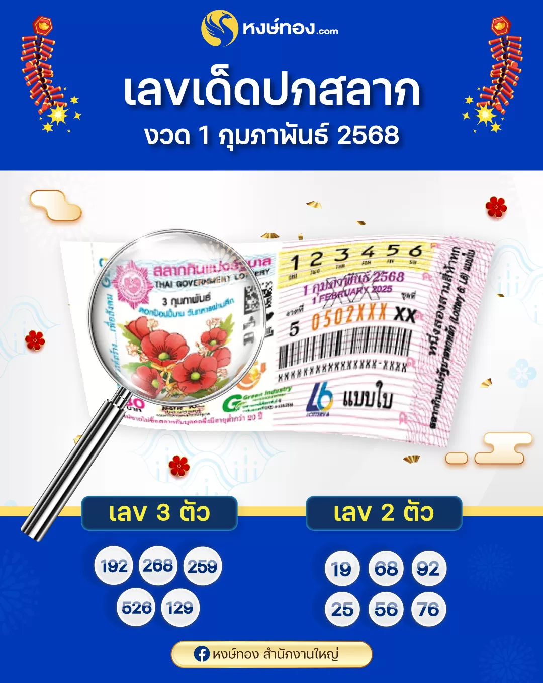 เลขเด็ดปกสลาก_งวด_1_กุมภาพันธ์_2568